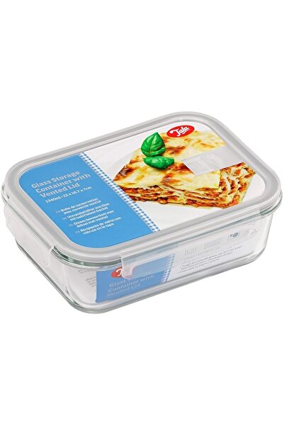 Generic Tala Borosilicate Glass Storage Container with Vented Lid, 1i3 Litre Capacity, Clear
