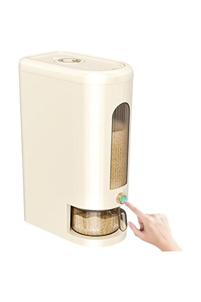 Generic موزع أرز أنتول، حاويات تخزين طعام كبيرة مع كوب قياس، موزع حبوب تخزين مع