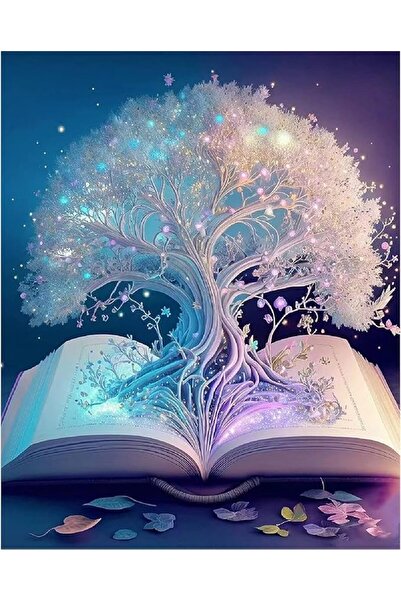 Generic 5D Diamond Painting Kits for Adults - Love Tree Diamond Art Kits, DIY Full Drill Crystal Gem Arts an