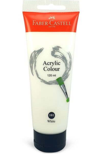 Generic Acrylic Colour Paint 120 Ml Tube White
