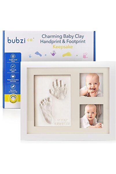 Generic Baby Handprint and Footprint Makers Kit - Keepsake for Newborn Boys & Girls, Personalized, Memory Ar