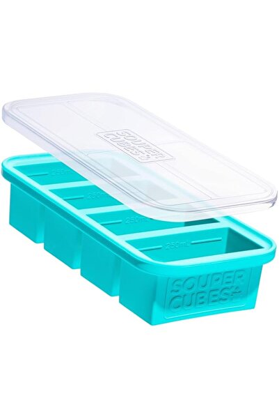 genric Souper Cubes 1 Cup Silicone Freezer Tray With Lid - Easy Meal Prep Con...