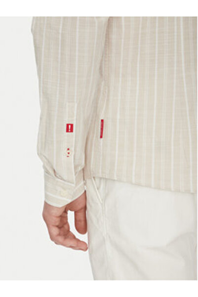 JOOP JEANS Ανδρικό Πουκάμισο 10019530 30045982 Μπεζ