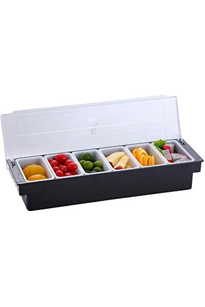 genric موزع توابل كيميير بستة أقسام، صينية تقديم حلوى الجوز، حامل فواكه لتزيي...