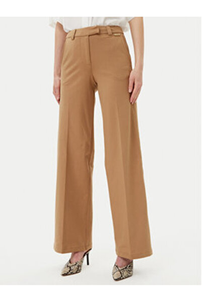 Silvian Heach Γυναικείο παντελόνι από ύφασμα GPP25421PA μπεζ