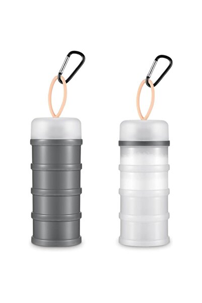 genric حاوية مسحوق البروتين CENXI مع حامل قمع، قطعتان من 4 موزعات مسحوق البروتين القابلة للتكديس والمضادة للتسرب