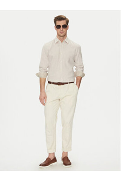 JOOP JEANS Ανδρικό Πουκάμισο 10013335 30045977 Μπεζ