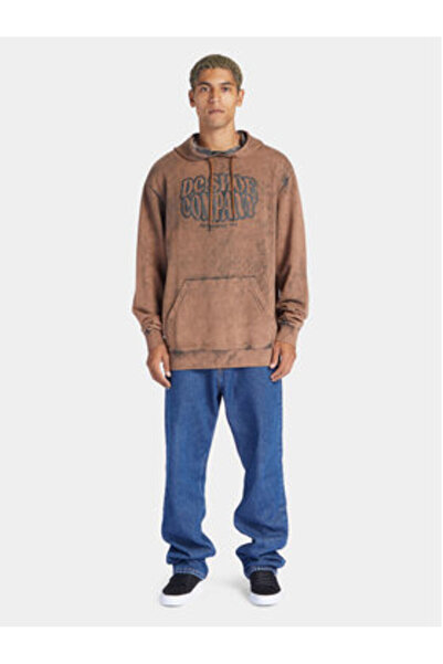 DC Ανδρικό Φούτερ ADYFT03381 Καφέ