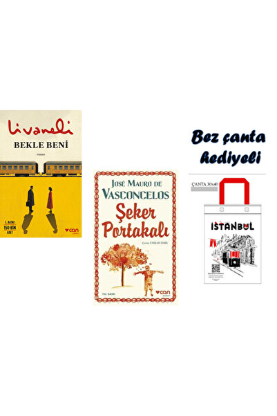 CAN bekle beni - şeker portakalı - bez çanta hediyeli