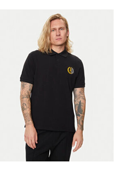 Just Cavalli Ανδρικό Πόλο 76OAGG19 Μαύρο