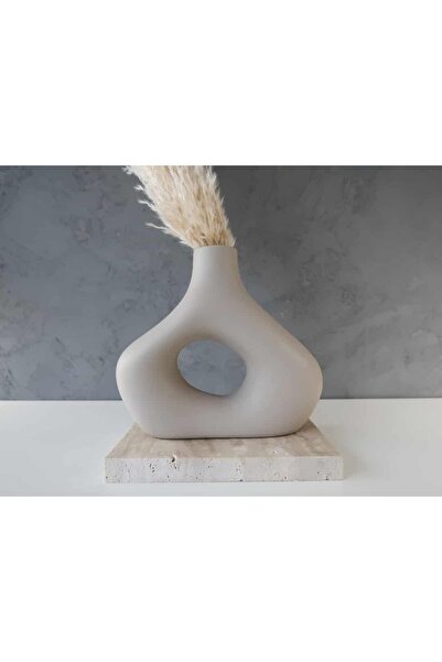 Maison Nur Candles&Decor Stoneware Bohem Seramik Vazo