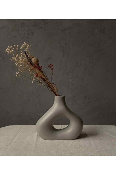 Maison Nur Candles&Decor Stoneware Bohem Seramik Vazo