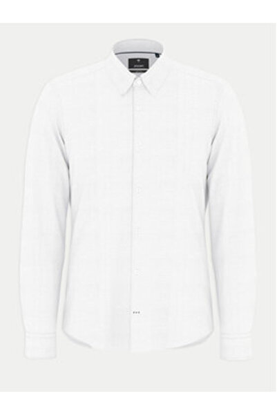 Joop Ανδρικό Πουκάμισο 10019059 30044896 Λευκό
