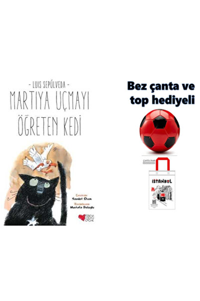 CAN MARTIYA UÇMAYI ÖĞRETEN KEDİ - BEZ ÇANTA VE FUTBOL TOPU HEDİYELİ