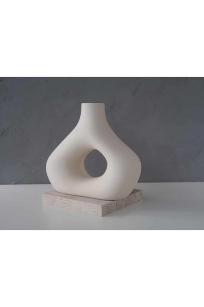 Maison Nur Candles&Decor Stoneware Bohem Seramik Vazo