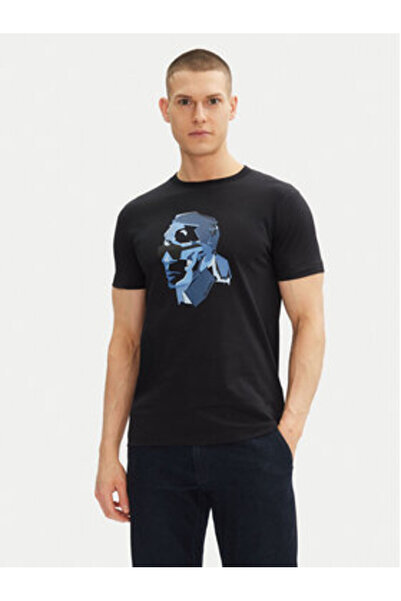 Karl Lagerfeld Ανδρικό T-Shirt 755065 552241 Μπλε Σκούρο Μπλε