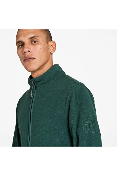 Timberland Full Zip Polar Fleece Men's Green Jacket Tb0A6Hm33171