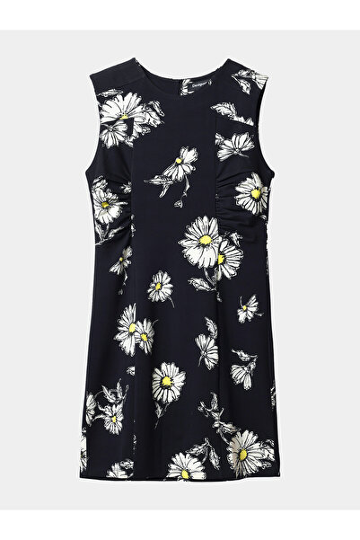 Desigual Γυναικείο Καλοκαιρινό Φόρεμα 24SWVK18 Μαύρο