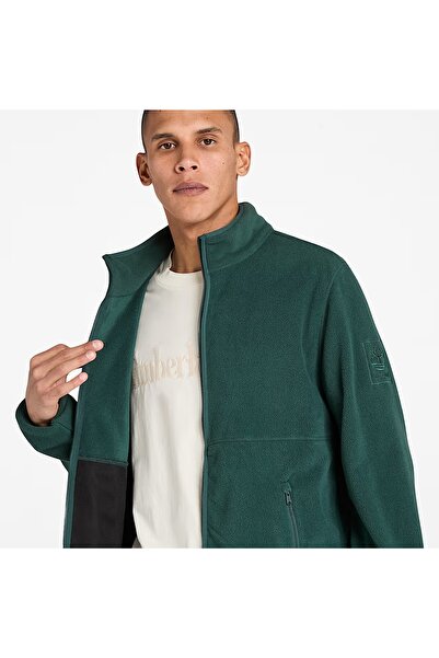 Timberland Full Zip Polar Fleece Men's Green Jacket Tb0A6Hm33171