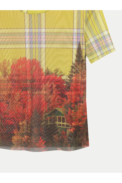 Desigual Γυναικείο T-Shirt 24WWTK27 Πολύχρωμο