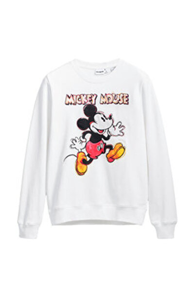 Desigual Γυναικείο Φούτερ 25SWSK45 Εκρού