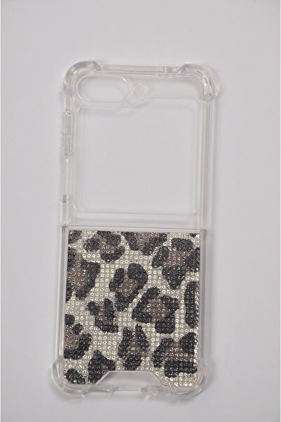 Case collection Samsung Galaxy Flip 7, El Yapımı, Diamonds, Taşlı, Şeffaf Sil...