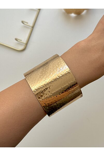 YOUES JEWELRY Kalın Kelepçe Bilezik Ayarlanabilir Unisex