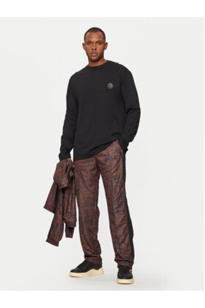 Just Cavalli Ανδρικό Μακρυμάνικο 77OAHE10 Μαύρο