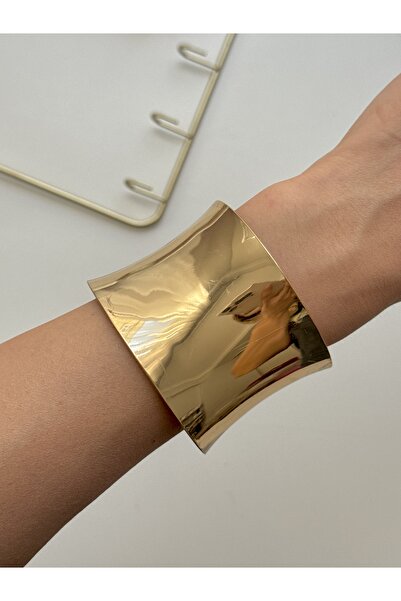 YOUES JEWELRY Kalın Kelepçe Bilezik Ayarlanabilir Unisex