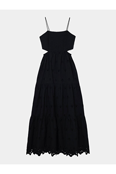 Desigual Γυναικείο Καλοκαιρινό Φόρεμα 24SWVW12 Μαύρο