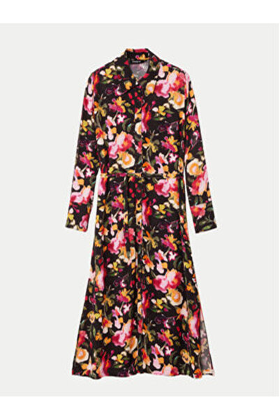 Desigual Γυναικείο Φόρεμα Πουκάμισο 24WWVW62 Πολύχρωμο