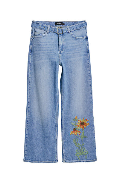 Desigual Γυναικείο Τζιν 25SWDD14 Μπλε