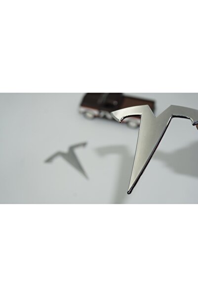 DK Tuning Tesla Model 3 S X Logo Krom Metal Rozet Amblem Arma Seti