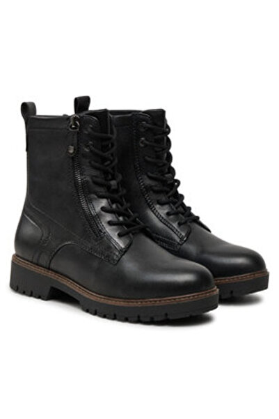 Tamaris γυναικεία μποτάκια μέχρι τον αστράγαλο 1-25207-43 μαύρα