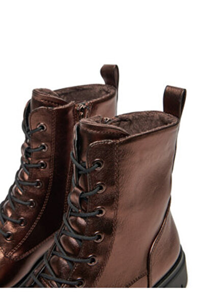 Tamaris γυναικεία μποτάκια μέχρι τον αστράγαλο 1-25279-43 καφέ