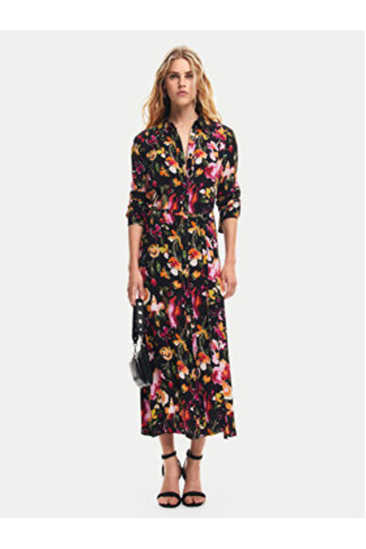 Desigual Γυναικείο Φόρεμα Πουκάμισο 24WWVW62 Πολύχρωμο