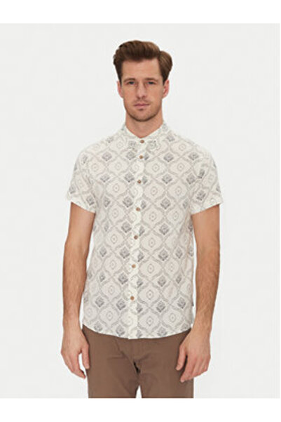 Indicode Ανδρικό Πουκάμισο INHAIKO 20-529 Μπεζ