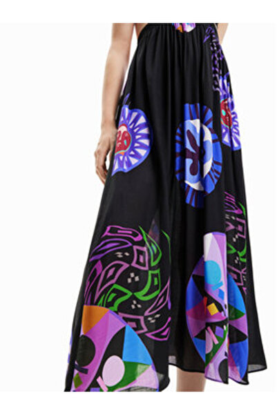 Desigual Γυναικείο Καλοκαιρινό Φόρεμα 23SWMW21 Πολύχρωμο