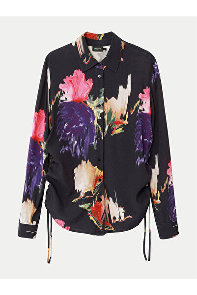 Desigual Γυναικείο Πουκάμισο 24WWCW15 Μαύρο
