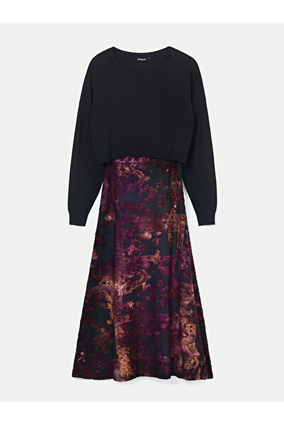 Desigual Γυναικείο Φόρεμα Casual 24WWVK15 Πολύχρωμο