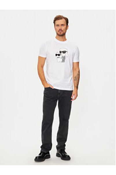 Karl Lagerfeld Ανδρικό T-Shirt 755061-544241 Λευκό