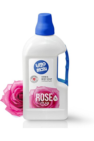 MOBI Rose Scent Liquid Hand Soap, 3 L