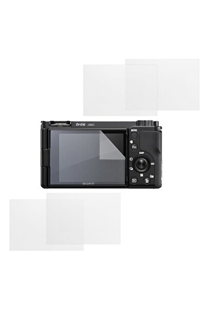 COMANDO Set protectie compatibil cu Sony ZV-E10, Focus Shield, 4 Folii de Silicon