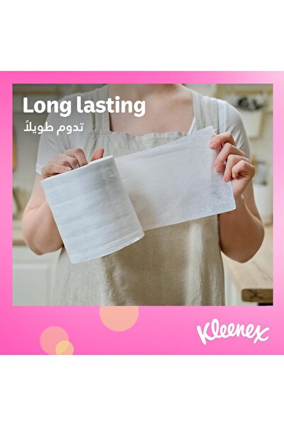 Kleenex Kitchen Tissues, Large Paper Towels, 1 Roll x 350m, High Absorbency Multi-Purpose