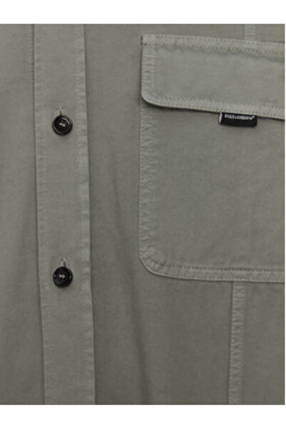 Dolce&Gabbana Ανδρικό Πουκάμισο Dolce Gabbana G5MA8T G8LH0 Πράσινο