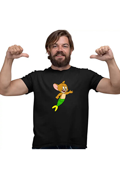 OEM Ανδρικό T-shirt Tom and Jerry Mermaid