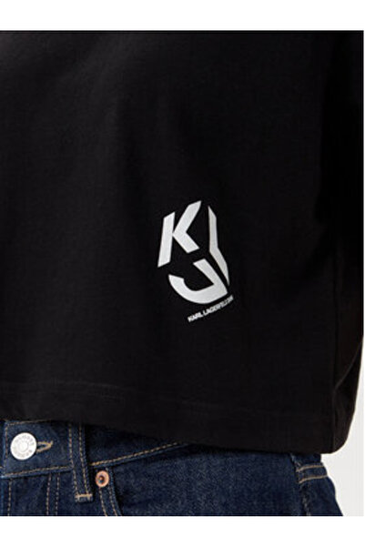 Karl Lagerfeld Γυναικείο T-Shirt A2W17076 Μαύρο