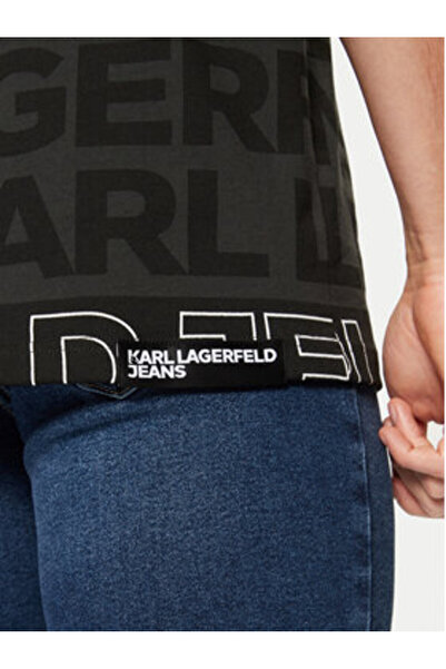 Karl Lagerfeld Ανδρικό T-Shirt A1M17114 Μαύρο