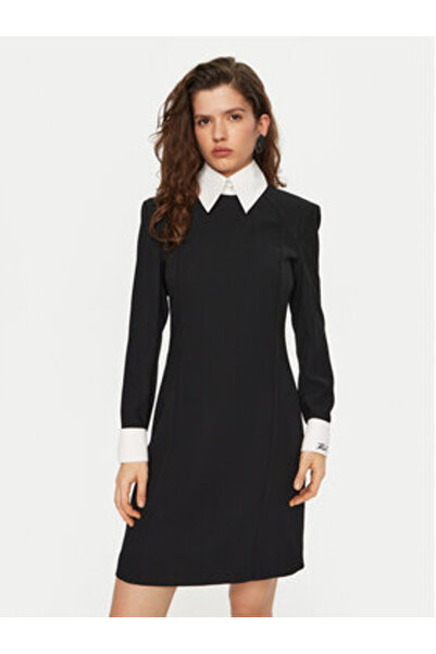 Karl Lagerfeld Γυναικείο Φόρεμα Casual A1W13032 Μαύρο
