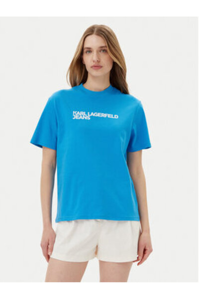 Karl Lagerfeld Γυναικείο T-Shirt A1W17005 Μπλε